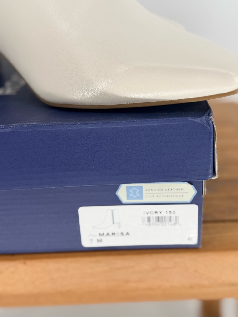New Rockport Marisa Booties cream leather size 7 - Picture 4 of 4